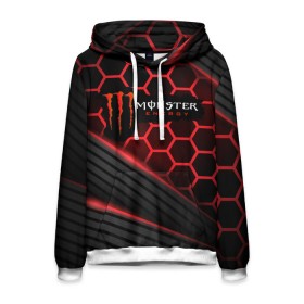 Мужская толстовка 3D с принтом MONSTER ENERGY (Z) в Екатеринбурге, 100% полиэстер | двухслойный капюшон со шнурком для регулировки, мягкие манжеты на рукавах и по низу толстовки, спереди карман-кенгуру с мягким внутренним слоем. | black monster | bmx | claw | cybersport | energy | monster | monster energy | moto | motocross | race | sport | киберспорт | когти | монстер энерджи | монстр | мото | мотокросс | ралли | скейтбординг | спорт | то | энергия