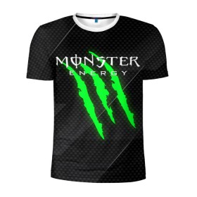 Мужская футболка 3D спортивная с принтом MONSTER ENERGY (Z) в Екатеринбурге, 100% полиэстер с улучшенными характеристиками | приталенный силуэт, круглая горловина, широкие плечи, сужается к линии бедра | black monster | bmx | claw | cybersport | energy | monster | monster energy | moto | motocross | race | sport | киберспорт | когти | монстер энерджи | монстр | мото | мотокросс | ралли | скейтбординг | спорт | то | энергия