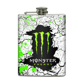 Фляга с принтом MONSTER ENERGY (Z) в Екатеринбурге, металлический корпус | емкость 0,22 л, размер 125 х 94 мм. Виниловая наклейка запечатывается полностью | black monster | bmx | claw | cybersport | energy | monster | monster energy | moto | motocross | race | sport | киберспорт | когти | монстер энерджи | монстр | мото | мотокросс | ралли | скейтбординг | спорт | то | энергия