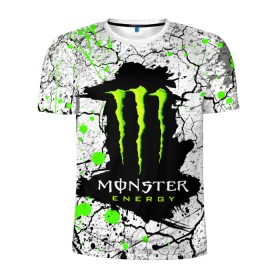 Мужская футболка 3D спортивная с принтом MONSTER ENERGY (Z) в Екатеринбурге, 100% полиэстер с улучшенными характеристиками | приталенный силуэт, круглая горловина, широкие плечи, сужается к линии бедра | Тематика изображения на принте: black monster | bmx | claw | cybersport | energy | monster | monster energy | moto | motocross | race | sport | киберспорт | когти | монстер энерджи | монстр | мото | мотокросс | ралли | скейтбординг | спорт | то | энергия