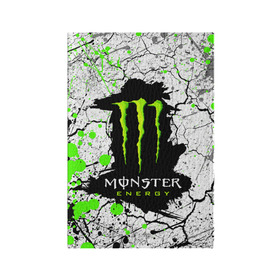 Обложка для паспорта матовая кожа с принтом MONSTER ENERGY (Z) в Екатеринбурге, натуральная матовая кожа | размер 19,3 х 13,7 см; прозрачные пластиковые крепления | black monster | bmx | claw | cybersport | energy | monster | monster energy | moto | motocross | race | sport | киберспорт | когти | монстер энерджи | монстр | мото | мотокросс | ралли | скейтбординг | спорт | то | энергия