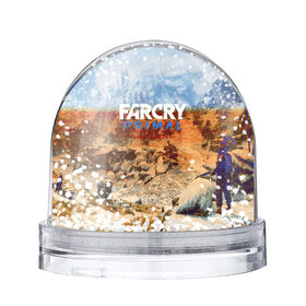Снежный шар с принтом FARCRY:PRIMAL в Екатеринбурге, Пластик | Изображение внутри шара печатается на глянцевой фотобумаге с двух сторон | far cry | farcry | game | ubisof | выживание | джунгли | игры | остров | фар край
