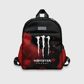 Детский рюкзак 3D с принтом MONSTER ENERGY в Екатеринбурге, 100% полиэстер | лямки с регулируемой длиной, сверху петелька, чтобы рюкзак можно было повесить на вешалку. Основное отделение закрывается на молнию, как и внешний карман. Внутри дополнительный карман. По бокам два дополнительных кармашка | Тематика изображения на принте: energy | honda | mercedes | monster energy | porsche | racing | sport | toyota | автомобил | автомобильные | марка | машины | митсубиси | монстр | монстр энерджи | порше | спорт | тесла | тойота | хонда