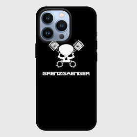 Чехол для iPhone 13 Pro с принтом Grenzgaenger в Екатеринбурге,  |  | grenzgaenger | авто | байк | байкер | гонки | гонщик | двигатель | механик | мото | поршень | череп