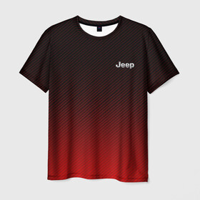 Мужская футболка 3D с принтом Jeep (+спина) (Z) в Екатеринбурге, 100% полиэфир | прямой крой, круглый вырез горловины, длина до линии бедер | Тематика изображения на принте: 4на4 | auto | baja | jeep | offroad | trofi | авто | автомобиль | ам | баха | бездорожье | внедорожник | джип | джипинг | джиппинг | машина | машины | оффроад | полный привод