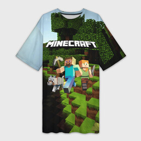 Платье-футболка 3D с принтом Minecraft. в Екатеринбурге,  |  | craft | game | mine | minecraft | minecraftmemories | pixel | tnt | twitter | блок | динамит | игра | красный блок | майнкрафт | маркус перссон | пиксель | ремесло | тротил | шахта