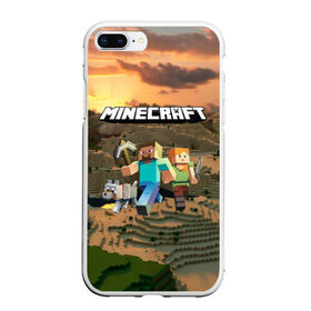 Чехол для iPhone 7Plus/8 Plus матовый с принтом Minecraft в Екатеринбурге, Силикон | Область печати: задняя сторона чехла, без боковых панелей | craft | game | mine | minecraft | minecraftmemories | pixel | tnt | twitter | блок | динамит | игра | красный блок | майнкрафт | маркус перссон | пиксель | ремесло | тротил | шахта