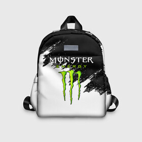 Детский рюкзак 3D с принтом MONSTER ENERGY в Екатеринбурге, 100% полиэстер | лямки с регулируемой длиной, сверху петелька, чтобы рюкзак можно было повесить на вешалку. Основное отделение закрывается на молнию, как и внешний карман. Внутри дополнительный карман. По бокам два дополнительных кармашка | black monster | bmx | claw | cybersport | energy | monster | monster energy | moto | motocross | race | sport | киберспорт | когти | монстер энерджи | монстр | мото | мотокросс | ралли | скейтбординг | спорт | энергия