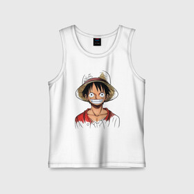 Детская майка хлопок с принтом Манки в Екатеринбурге,  |  | monkey d. luffy | nami | one piece | аниме | большой куш | луффи | манки де луффи | нами | пиратская | пираты | тони | череп | чоппер | шляпа