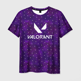 Мужская футболка 3D с принтом Valorant в Екатеринбурге, 100% полиэфир | прямой крой, круглый вырез горловины, длина до линии бедер | brimstone | coba | csgo | cypher | jett | phoenix | riot games | sage | valorant | viper | валарант | валорант | кс