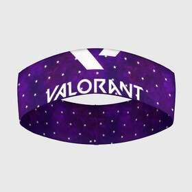 Повязка на голову 3D с принтом Valorant в Екатеринбурге,  |  | brimstone | coba | csgo | cypher | jett | phoenix | riot games | sage | valorant | viper | валарант | валорант | кс