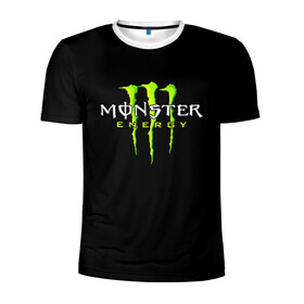Мужская футболка 3D спортивная с принтом MONSTER ENERGY в Екатеринбурге, 100% полиэстер с улучшенными характеристиками | приталенный силуэт, круглая горловина, широкие плечи, сужается к линии бедра | Тематика изображения на принте: black monster | bmx | claw | cybersport | energy | monster | monster energy | moto | motocross | race | sport | киберспорт | когти | монстер энерджи | монстр | мото | мотокросс | ралли | скейтбординг | спорт | энергия