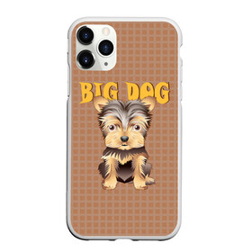 Чехол для iPhone 11 Pro Max матовый с принтом Большой пёс в Екатеринбурге, Силикон |  | Тематика изображения на принте: домашние животные | йоркширский терьер | собака | щенок