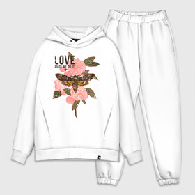 Мужской костюм хлопок OVERSIZE с принтом Love made me do it в Екатеринбурге,  |  | fashion | love | бабочка | букет | влюблена | заставила | кокон | любить | любовь | насекомое | о любви | пафос | пафосная | поступок | роза | розы | фраза | цветов | цветы | цитата