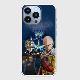 Чехол для iPhone 13 Pro с принтом Сайтама и соперники в Екатеринбурге,  |  | one punch man | saitama | ванпанчмен | герои | люди | персонажи | сайтама