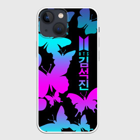 Чехол для iPhone 13 mini с принтом BTS в Екатеринбурге,  |  | bangtan | bighit | boy | fake love | j hope | jimin | jin | jungkook | korea | kpop | live | luv | mic drop | rm | suga | v | with | бтс | кей | поп