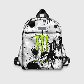 Детский рюкзак 3D с принтом MONSTER ENERGY в Екатеринбурге, 100% полиэстер | лямки с регулируемой длиной, сверху петелька, чтобы рюкзак можно было повесить на вешалку. Основное отделение закрывается на молнию, как и внешний карман. Внутри дополнительный карман. По бокам два дополнительных кармашка | black monster | bmx | claw | cybersport | energy | monster | monster energy | moto | motocross | race | sport | киберспорт | когти | монстер энерджи | монстр | мото | мотокросс | ралли | скейтбординг | спорт | энергия