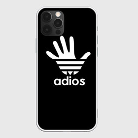 Чехол для iPhone 12 Pro Max с принтом Adios в Екатеринбурге, Силикон |  | adidas | adios | адидас | адьос | бренд | ладонь | мем | отпечаток | рука