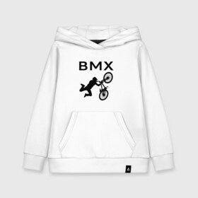 Детская толстовка хлопок с принтом Велоспорт BMX (Z) в Екатеринбурге, 100% хлопок | Круглый горловой вырез, эластичные манжеты, пояс, капюшен | bicycle | bicyclist | bike | biker | bmx | cycle | rider | байкер | бмх | вело | велогонщик | велосепедист | велосипед | гонщик