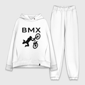 Женский костюм хлопок Oversize с принтом Велоспорт BMX (Z) в Екатеринбурге,  |  | bicycle | bicyclist | bike | biker | bmx | cycle | rider | байкер | бмх | вело | велогонщик | велосепедист | велосипед | гонщик