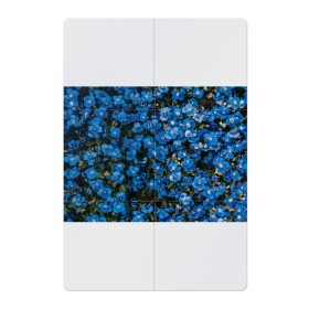 Магнитный плакат 2Х3 с принтом Поле синих цветов фиалки лето в Екатеринбурге, Полимерный материал с магнитным слоем | 6 деталей размером 9*9 см | голубые цветочки | лето | луг | незабудки | поле | поляна | синие цветы | узор из цветов | фиалки | фото реализм | цветы