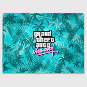 Плед 3D с принтом GTA VICE CITY в Екатеринбурге, 100% полиэстер | закругленные углы, все края обработаны. Ткань не мнется и не растягивается | Тематика изображения на принте: grand theft auto | grove street | grove street 4 life | gta | gta 4 | gta 5 | gta sa | gta v | samp | san andreas | грув стрит | игры | самп | сан андреас