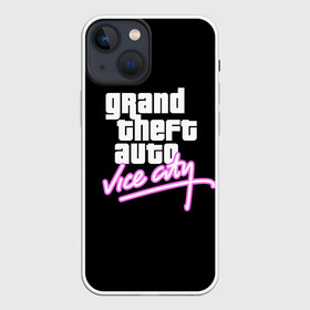 Чехол для iPhone 13 mini с принтом GTA VICE CITY | ГТА ВАЙ СИТИ в Екатеринбурге,  |  | grand theft auto | grove street | grove street 4 life | gta | gta 4 | gta 5 | gta sa | gta v | samp | san andreas | грув стрит | игры | самп | сан андреас