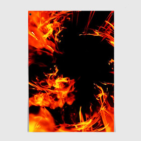 Постер с принтом ОГОНЬ в Екатеринбурге, 100% бумага
 | бумага, плотность 150 мг. Матовая, но за счет высокого коэффициента гладкости имеет небольшой блеск и дает на свету блики, но в отличии от глянцевой бумаги не покрыта лаком | Тематика изображения на принте: abstract | bright | fire | flame | geometry | geometry stripes | grunge | heat | light | texture | wildfire | абстракция | брызги | геометрические полосы | геометрия | гранж | искры | краски | огненный | огонь | пламя | пожар | текстура