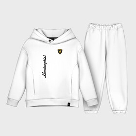 Детский костюм хлопок Oversize с принтом LAMBORGHINI | ЛАМБОРГИНИ в Екатеринбурге,  |  | auto | brand | lamborghini | sport | авто | автомобиль | автомобильные | бренд | ламборгини | марка | машины | спорт