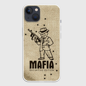 Чехол для iPhone 13 с принтом Mafia 2 в Екатеринбурге,  |  | 2 | 2020 | definitive | edition | mafia | банда | вито | гангстеры | герои | дон | игра | капоне | компьютерная | корлеоне | крестный | культ | мафия | мешковина | настольная | отец | персонаж | фильм