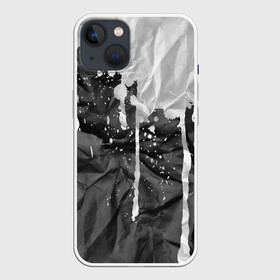 Чехол для iPhone 13 с принтом Грязная Бумага в Екатеринбурге,  |  | pattern | textures | абстракция | брызги | бумага | геометрия | градиент | грязная | грязь | кляксы | краска | мятая | паттерны | пергамент | пиксели | текстуры | фигуры | фон