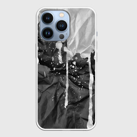 Чехол для iPhone 13 Pro с принтом Грязная Бумага в Екатеринбурге,  |  | pattern | textures | абстракция | брызги | бумага | геометрия | градиент | грязная | грязь | кляксы | краска | мятая | паттерны | пергамент | пиксели | текстуры | фигуры | фон