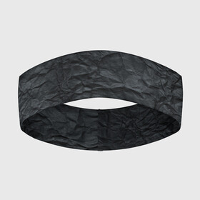 Повязка на голову 3D с принтом Черная Бумага в Екатеринбурге,  |  | pattern | textures | абстракция | бумага | геометрия | градиент | грязная | карбон | краска | мятая | паттерны | пергамент | пиксели | старая | текстуры | уголь | фигуры | фон | черная