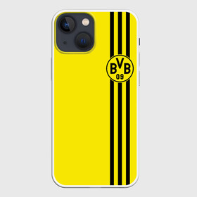 Чехол для iPhone 13 mini с принтом BORUSSIA | БОРУССИЯ в Екатеринбурге,  |  | borussia | fc | football | football club | sport | боруссия | спорт | спортивные | униформа | фк | футбол | футбольный клуб