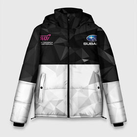 Мужская зимняя куртка 3D с принтом SUBARU WRX STI (+спина) (Z) в Екатеринбурге, верх — 100% полиэстер; подкладка — 100% полиэстер; утеплитель — 100% полиэстер | длина ниже бедра, свободный силуэт Оверсайз. Есть воротник-стойка, отстегивающийся капюшон и ветрозащитная планка. 

Боковые карманы с листочкой на кнопках и внутренний карман на молнии. | Тематика изображения на принте: 2020 | auto | forester | impreza | outback | sport | sti | subaru | tribeca | wrx | авто | автомобиль | автомобильные | аутбек | бренд | врх | импреза | марка | машины | оутбек | спорт | сти | субару | трибека | форестер