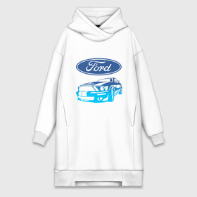 Платье-худи хлопок с принтом Ford | Форд (Z) в Екатеринбурге,  |  | explorer | fiesta | focus | ford | gt40 | kuga | mondeo | mustang | st | авто | автомобиль | ам | куга | машина | мондео | мустанг | фиеста | фокус | форд