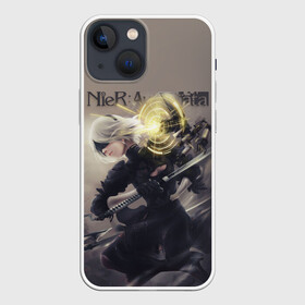 Чехол для iPhone 13 mini с принтом Nier Automata в Екатеринбурге,  |  | 2b | 2b nier automata | a2 | nier | nier automata | nier: automata | ниер | ниер автомата | ниир автомата | ньер автомата