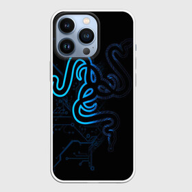 Чехол для iPhone 13 Pro с принтом RAZER в Екатеринбурге,  |  | game | gamer | razer | trend | игры | инромания | рейзер | рузер | тренды