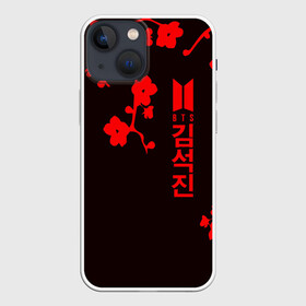 Чехол для iPhone 13 mini с принтом BTS в Екатеринбурге,  |  | bangtan | bighit | boy | fake love | j hope | jimin | jin | jungkook | korea | kpop | live | luv | mic drop | rm | suga | v | with | бтс | кей | поп