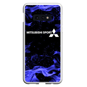 Чехол для Samsung S10E с принтом MITSUBISHI в Екатеринбурге, Силикон | Область печати: задняя сторона чехла, без боковых панелей | mitsubishi | авто | автомобиль | лого | логотип | митсубиси | митсубиши | огонь | текстура