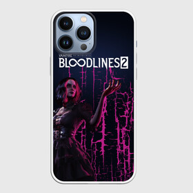 Чехол для iPhone 13 Pro Max с принтом Bloodlines 2 в Екатеринбурге,  |  | Тематика изображения на принте: bloodlines 2 | vampire | vampire the masquerade | vampire the masquerade bloodlines 2 | vampire: the masquerade – bloodlines 2