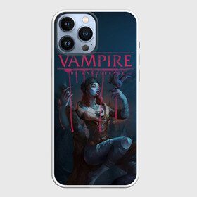 Чехол для iPhone 13 Pro Max с принтом Vampire: The Masquerade в Екатеринбурге,  |  | Тематика изображения на принте: bloodlines 2 | vampire | vampire the masquerade | vampire the masquerade bloodlines 2 | vampire: the masquerade – bloodlines 2