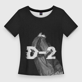 Женская футболка 3D Slim с принтом Agust D. D 2 by BTS в Екатеринбурге,  |  | agust | army | bangtan | beyond | boys | bts | d | j hope | jimin | jin | jungkook | k pop | rm | scene | suga | the | v | армия | арэма | бтс | ви | джей хоупа | сюги | чимина | чина | чонгука