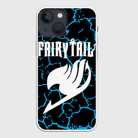 Чехол для iPhone 13 mini с принтом Helmet Fairy tail blue stripes в Екатеринбурге,  |  | fairy tail | аниме | дружба | кино | любовь | магия | манга хиро масимы | мультфильм | сёнэн | сериалы | сказка | фейри тейл | фэнтези | хвост | хвост феи