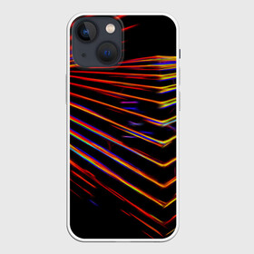 Чехол для iPhone 13 mini с принтом STRIPES COLOR в Екатеринбурге,  |  | abstract | abstraction | color | fractal | geometry | paitnt | polygon | polygonal | psy | абстракция | геометрия | краски | неоновые | полигоны | психоделика | фрактал