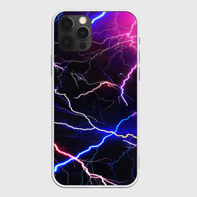Чехол для iPhone 12 Pro Max с принтом НЕОНОВЫЕ МОЛНИИ в Екатеринбурге, Силикон |  | color | colour | electricity | glim | glow | light | lights | neon | power | shine | молния | напряжение | неоновый | разряд | стихия | ток | удар | электричество