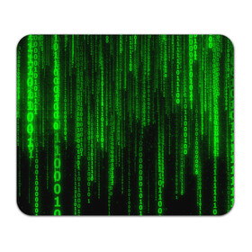 Коврик для мышки прямоугольный с принтом Матрица код цифры программист в Екатеринбурге, натуральный каучук | размер 230 х 185 мм; запечатка лицевой стороны | Тематика изображения на принте: бинарный код | веб | вирус | всемирная паутина | двоичный код | зеленый | интернет | информация | кибер | код | кодер | кодирование | матрица | наука | олдскул | по | программирование