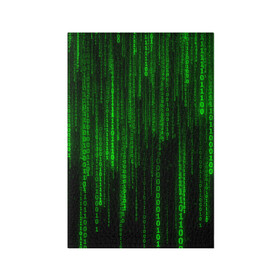 Обложка для паспорта матовая кожа с принтом Матрица код цифры программист в Екатеринбурге, натуральная матовая кожа | размер 19,3 х 13,7 см; прозрачные пластиковые крепления | бинарный код | веб | вирус | всемирная паутина | двоичный код | зеленый | интернет | информация | кибер | код | кодер | кодирование | матрица | наука | олдскул | по | программирование