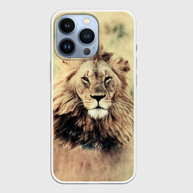 Чехол для iPhone 13 Pro с принтом Lion King в Екатеринбурге,  |  | animals | king | lion | африка | взгляд | голова | грива | дикие | животные | зверек | зверь | зодиак | клыки | король | кот | кошак | кошка | лапы | лев | лео | львенок | оскал | природа | саванна | симба | созвездие