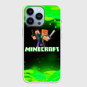 Чехол для iPhone 13 Pro с принтом Minecraft 1 в Екатеринбурге,  |  | dungeons | game | logo | minecraft | герои | грифер | детские | зомби | игра | игроман | компьютерные | лого | логотип | логотипигры | майнкрафт | мечи | мобы | огонь | персонажи | песочница | подземелья | симулятор